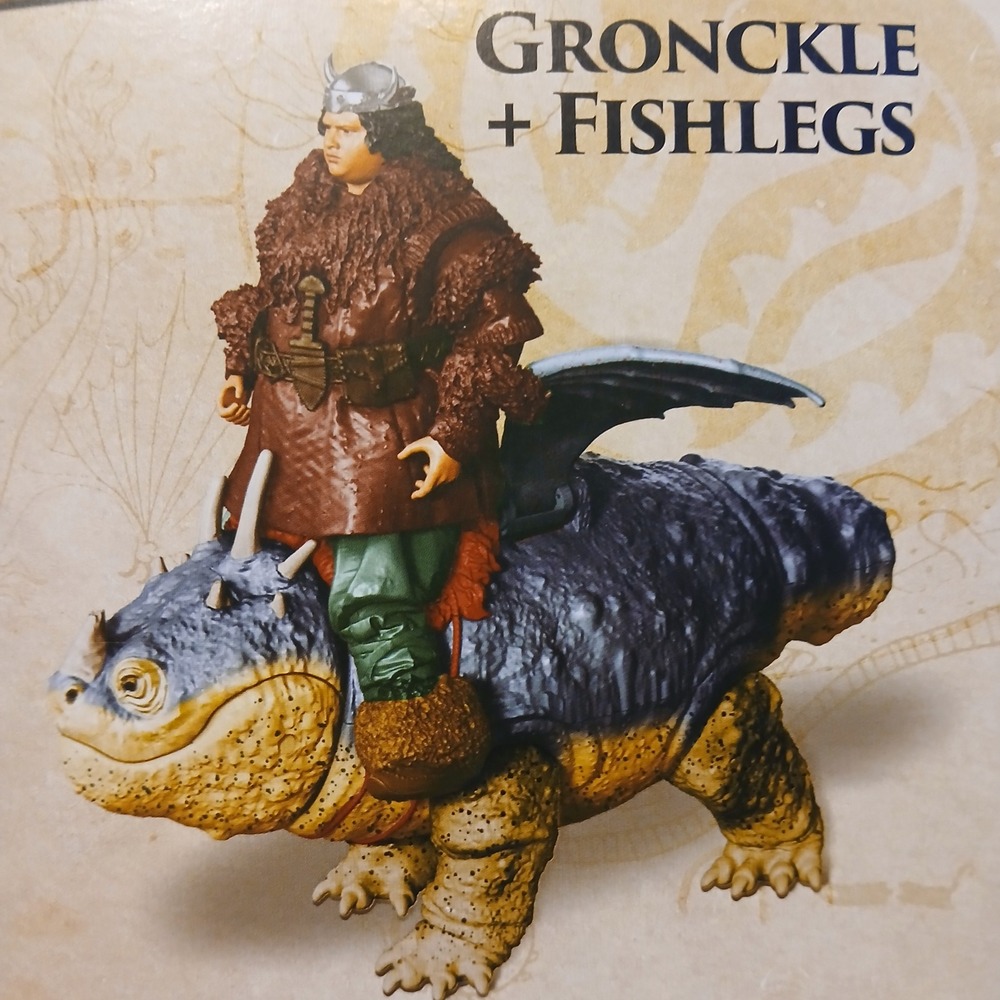 Spin Master How to Train Your Dragon Gronckle and Fishlegs Action Figure Set - Picture 7 of 8